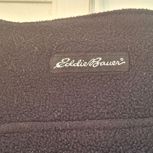 Eddie Bauer Polartec Jacket Sherpa Fleece Full Zip Front Pockets Stretch Size L - Picture 3 of 10